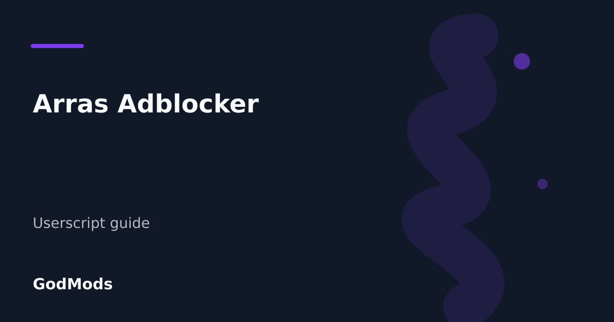 Editorial cover for Arras Adblocker