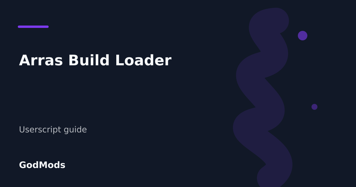 Editorial cover for Arras Build Loader