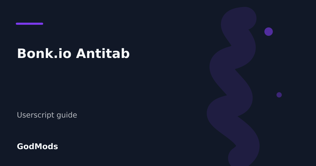 Editorial cover for Bonk.io Antitab