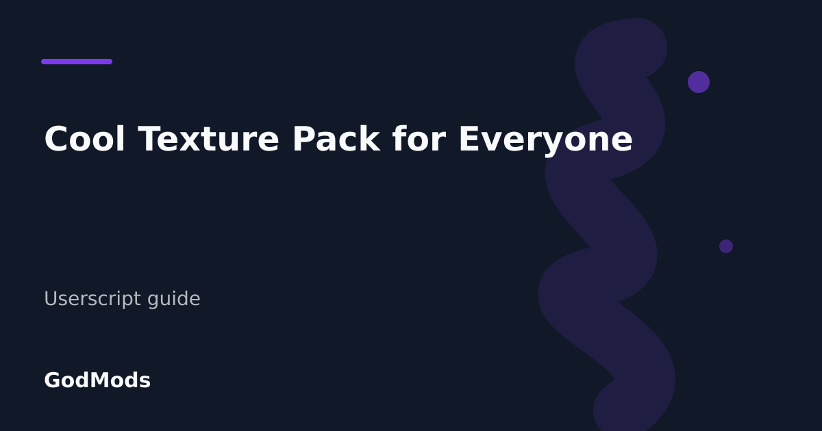 Editorial cover for Cool Texture Pack for Everyone