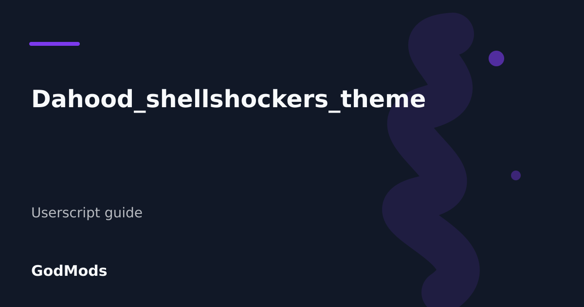 Editorial cover for Dahood_shellshockers_theme