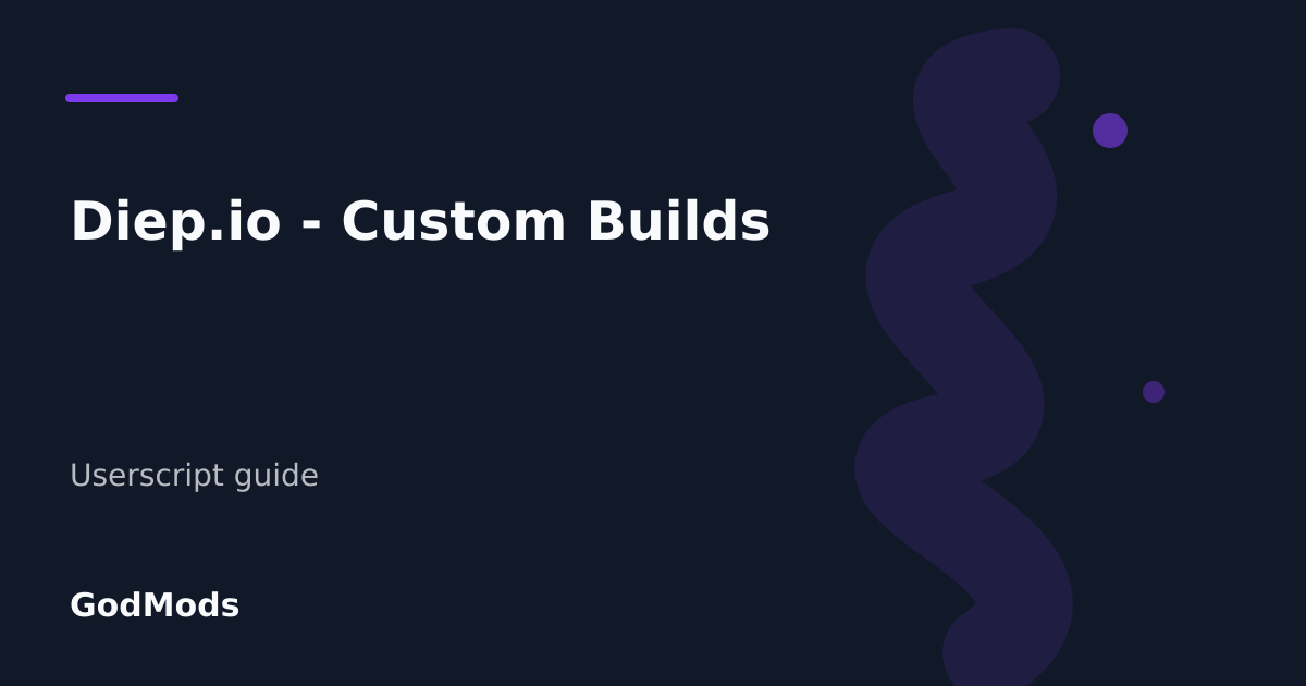 Editorial cover for Diep.io - Custom Builds