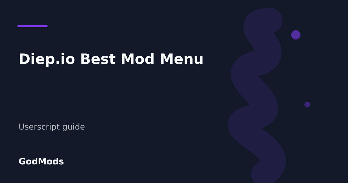 Editorial cover for Diep.io Best Mod Menu