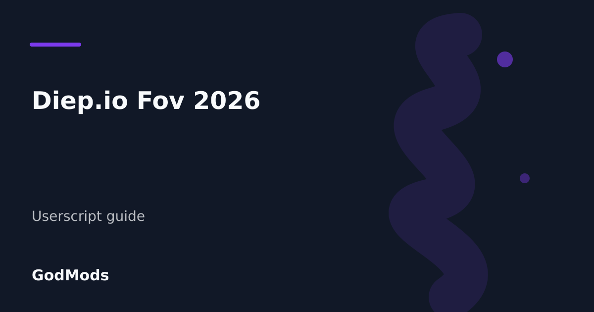 Editorial cover for Diep.io Fov 2026