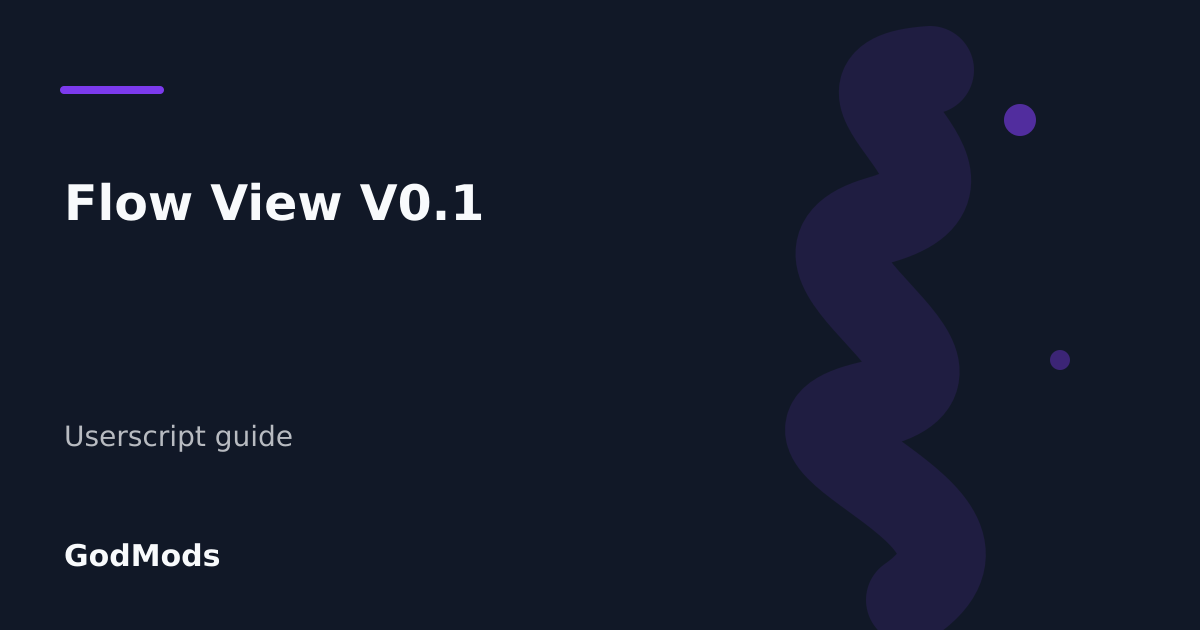 Editorial cover for Flow View V0.1
