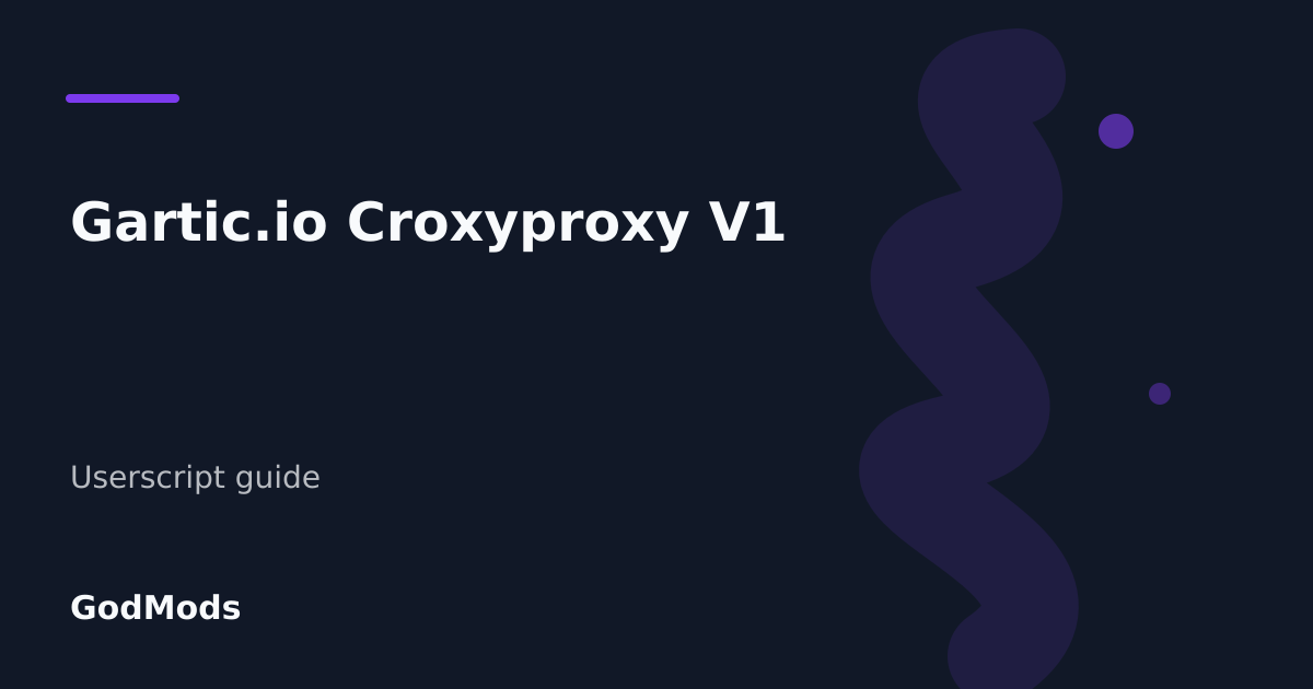 Editorial cover for Gartic.io Croxyproxy V1