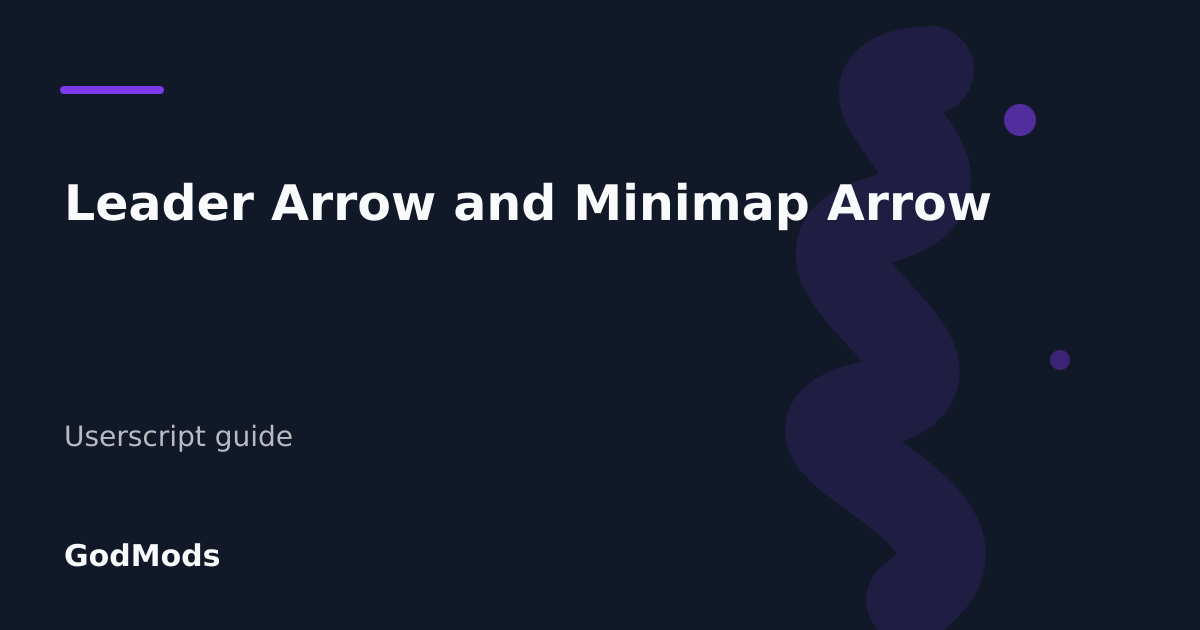 Editorial cover for Leader Arrow and Minimap Arrow