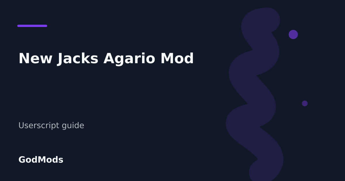 Editorial cover for New Jacks Agario Mod