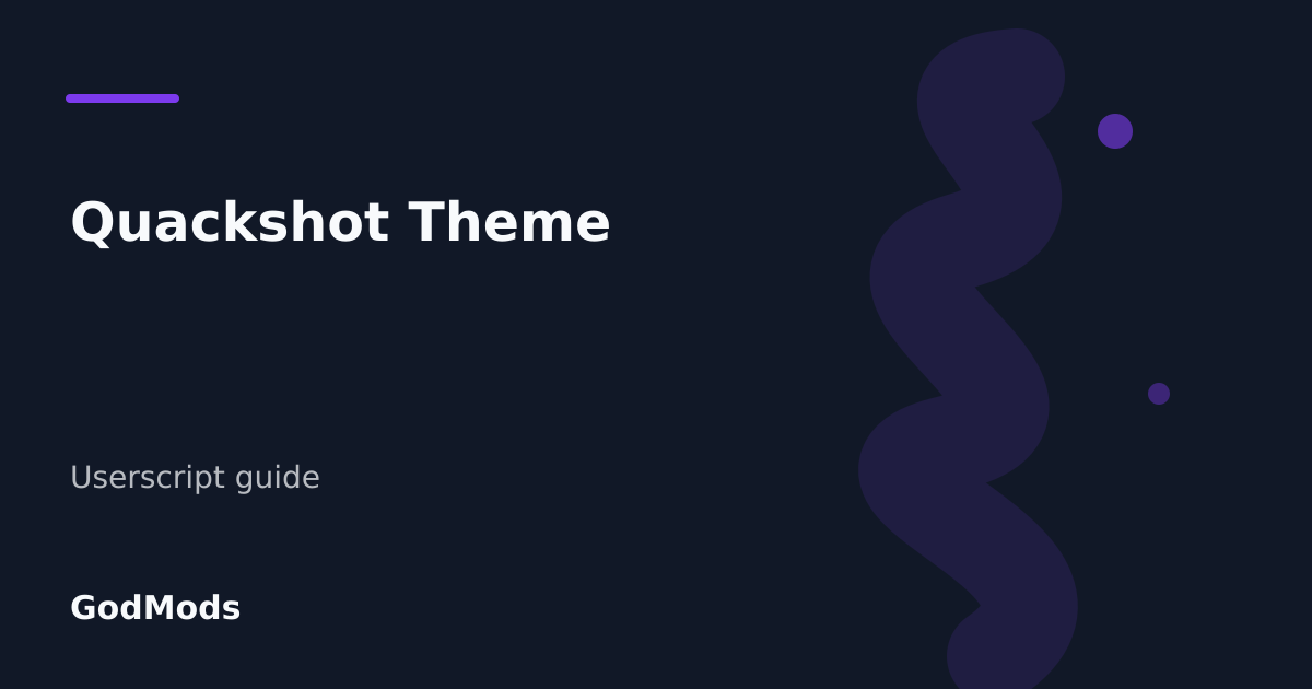 Editorial cover for Quackshot Theme