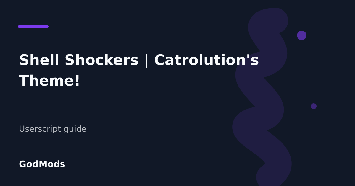 Editorial cover for Shell Shockers | Catrolution's Theme!