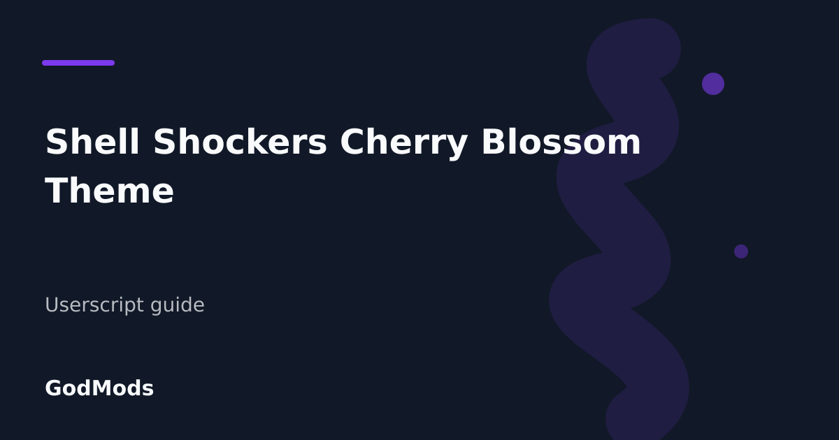 Editorial cover for Shell Shockers Cherry Blossom Theme