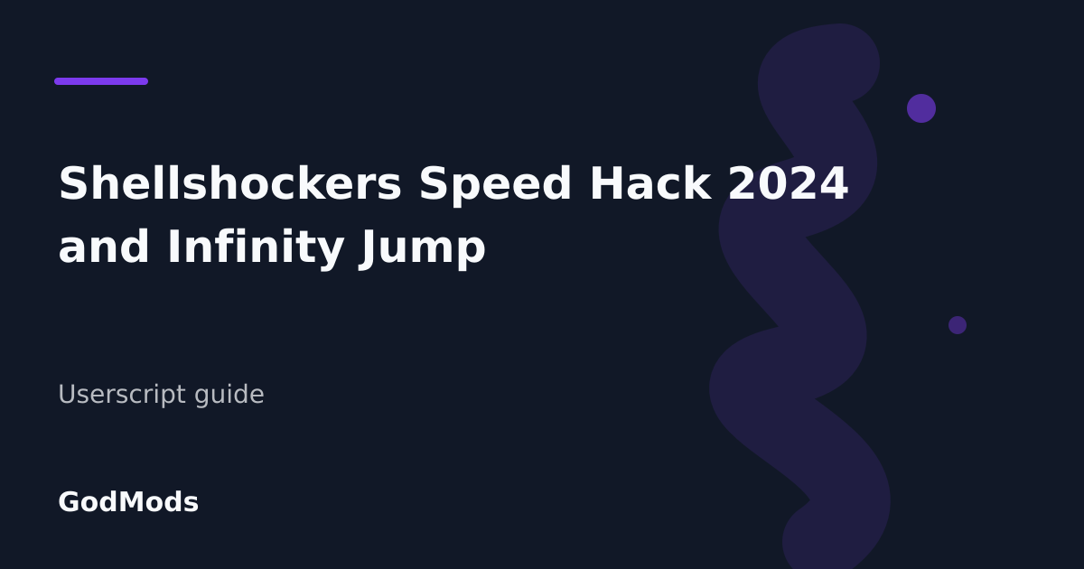 Editorial cover for Shellshockers Speed Hack 2024 and Infinity Jump