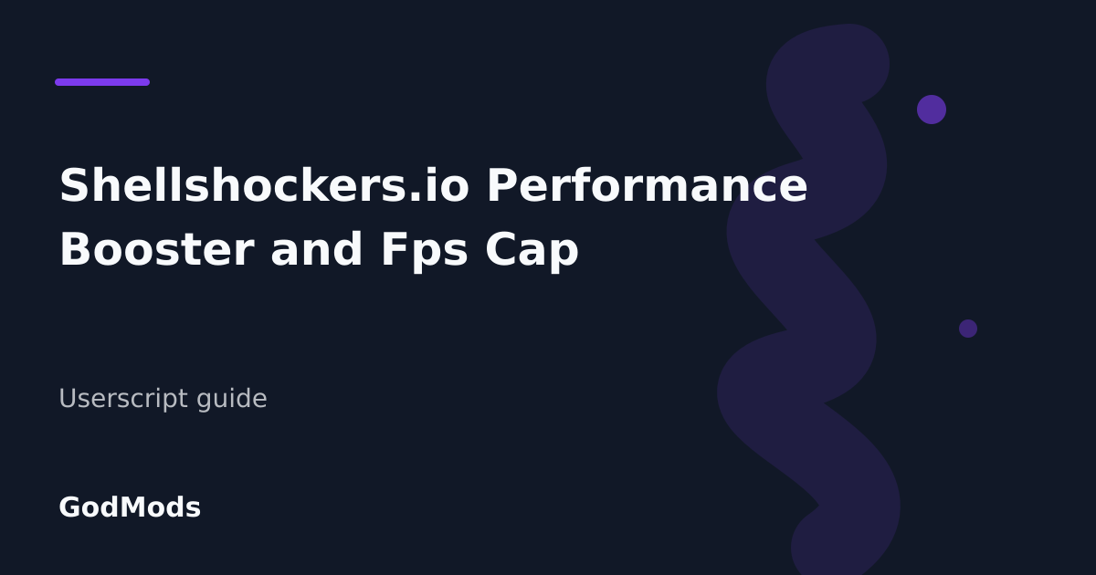 Editorial cover for Shellshockers.io Performance Booster and Fps Cap