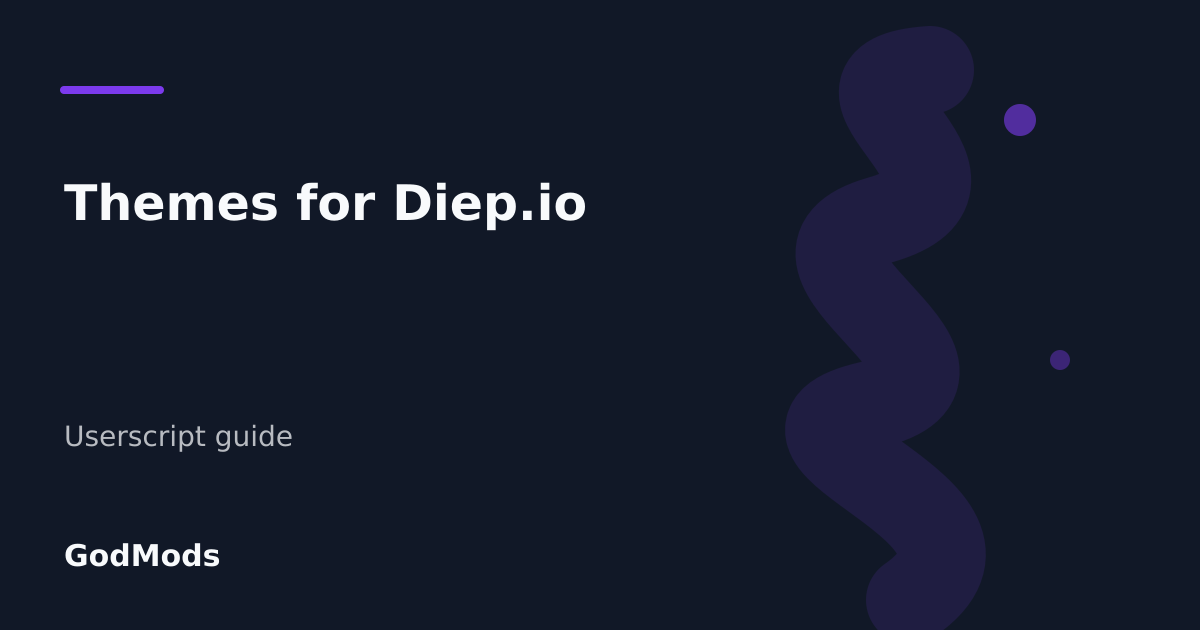 Editorial cover for Themes for Diep.io
